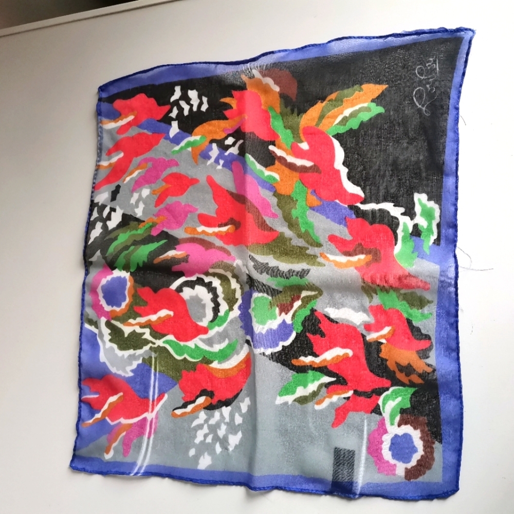 Vintage  Cacharel Lou lou silk scarf
